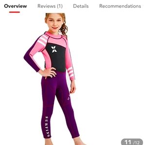 Girls Dive&Sail Full Wetsuit